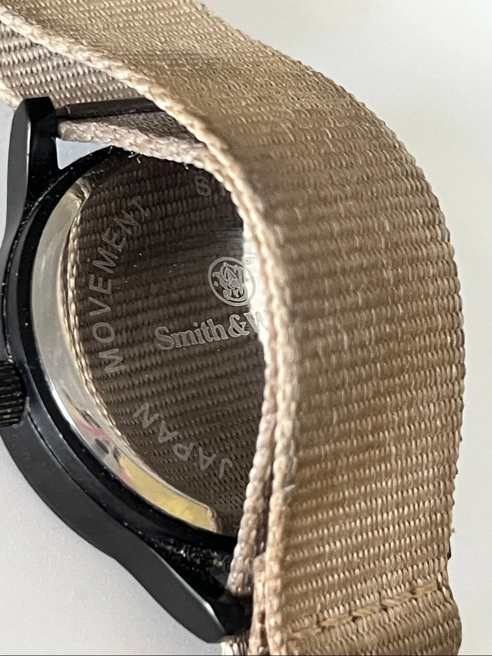 Smith & Wesson Men's Field Watch - Tan Dial & Tan Strap